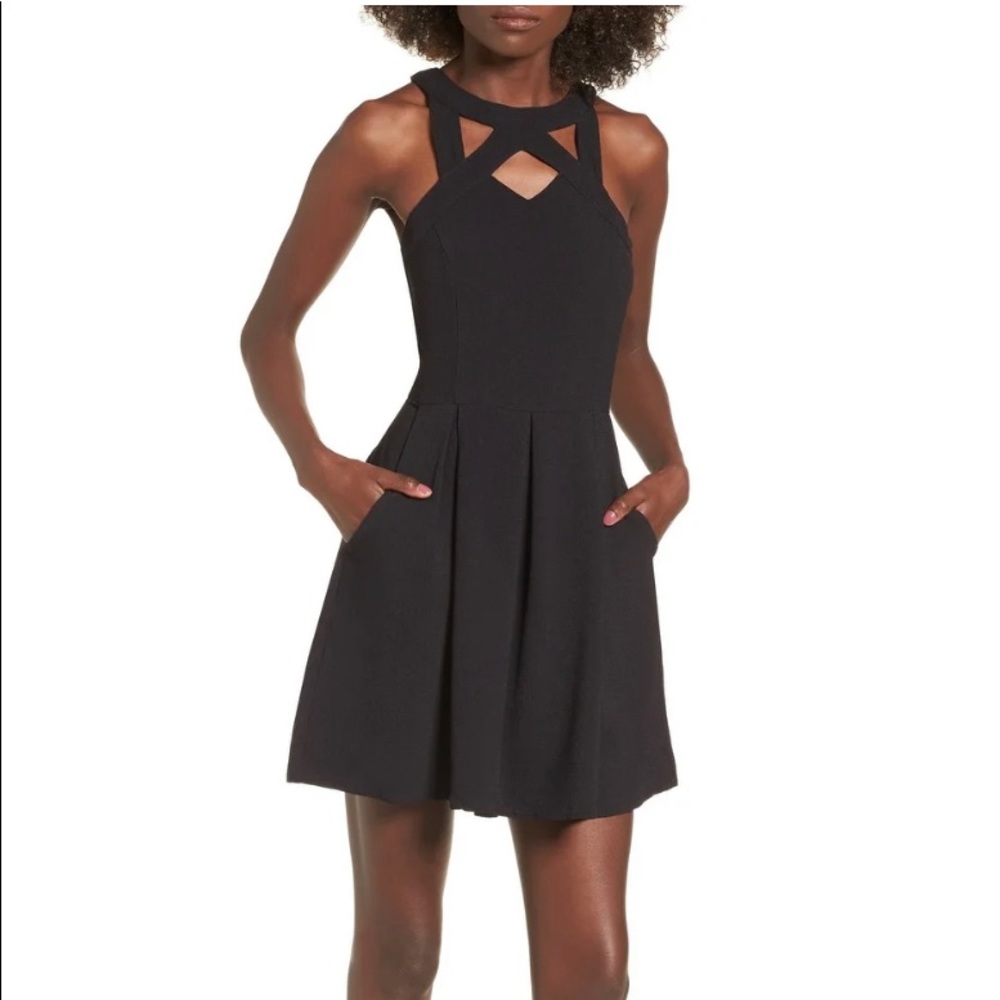 Speechless black cocktail dress